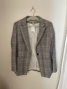 H&M Plaid Blazer